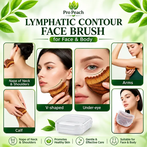 Pro_Peach_Wooden_Lymphatic_Contour_Face_Brush