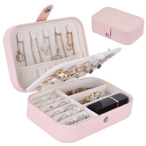 Pink_Compact_Jewelry_Storage_Organizer_Box
