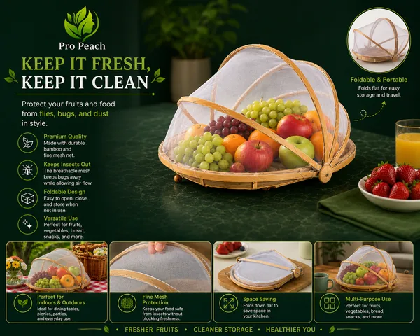 Bamboo_Foldable_Mesh_Fruit_Basket_With_Food_Cover