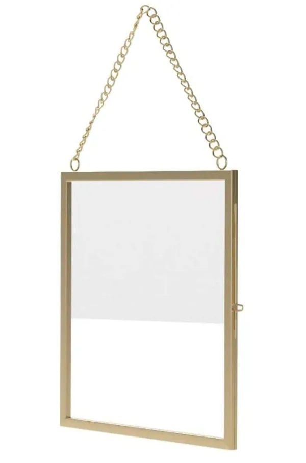 Anbw_Handicrafts_Metal_And_Glass_Hanging_Wall_Mounted_Flower_Plant_Display_Photo_Frame_With_2_Sides_Glass_Golden_5x7_Inch