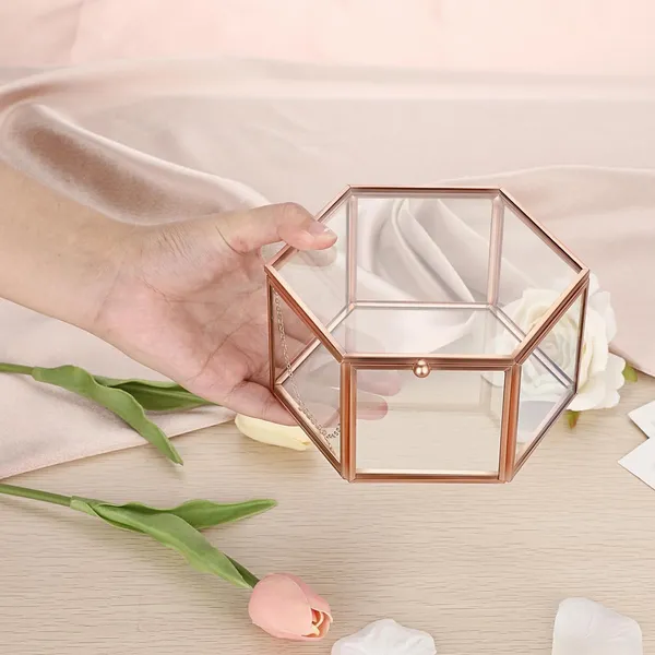 Metal_Glass_Vintage_Hexagon_Jewelry_Organizer_Box_Brown