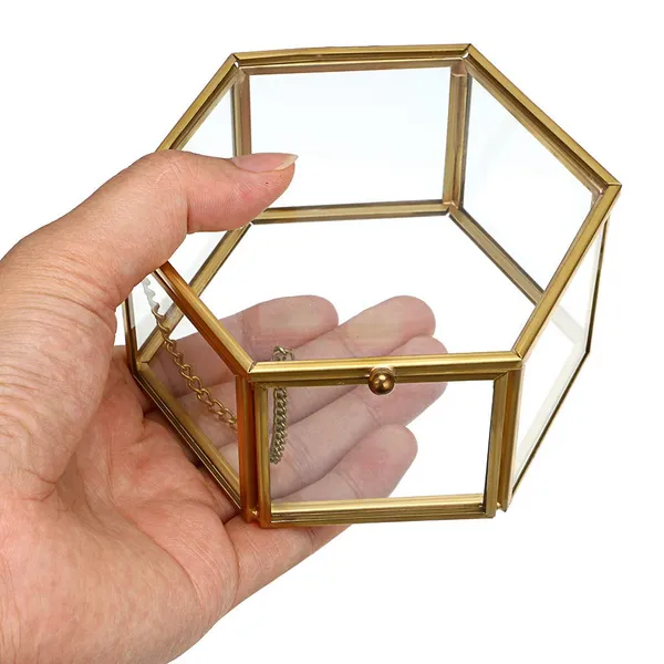 Gold_Brass_Glass_Hexagon_Jewelry_Organizer_Box