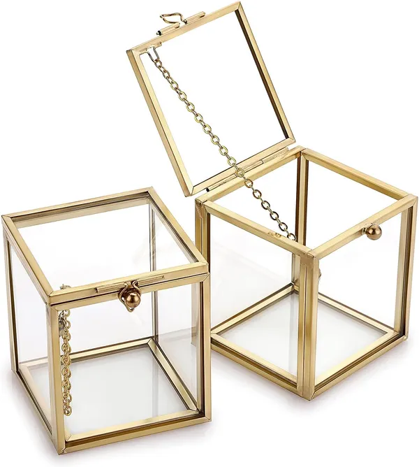 Gold_Glass_Vintage_Square_Jewelry_Keepsake_Box_2X2_Inch_-_Pack_Of_2