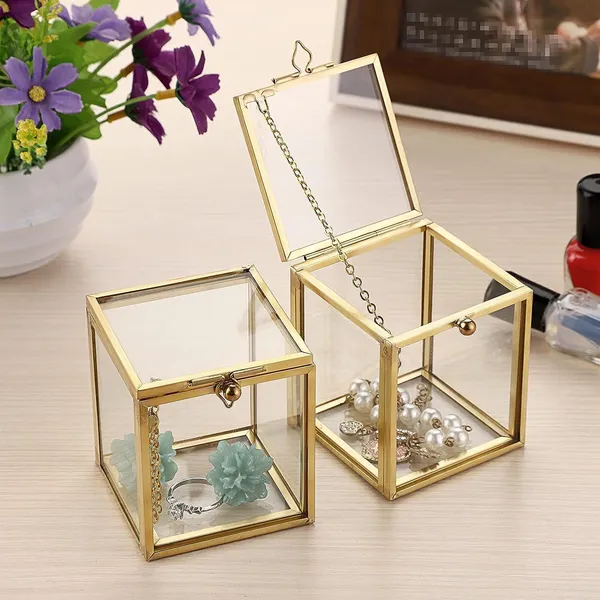 Gold_Glass_Vintage_Square_Jewelry_Keepsake_Box_2X2_Inch_-_Pack_Of_2