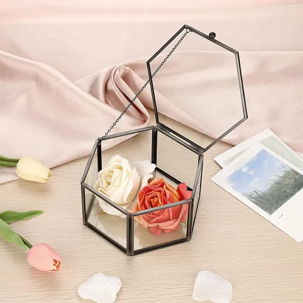 Black_Metal_Glass_Vintage_Hexagon_Jewelry_Organizer_Box