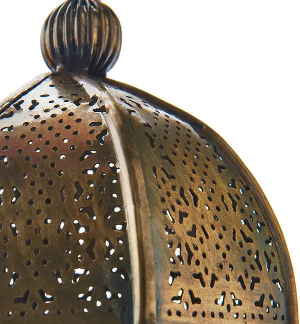 Anbw_Handicraft_Decorative_Moroccan_Lanterns_Set_Of_2_Pcs_Metal_And_Glass_Moroccan_Lantern_Aged_Brass_Candle_Holder_Lanterns_Golden