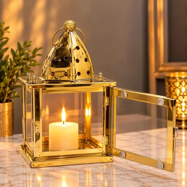 Anbw_Handicraft_Metal_Tealight_Candle_Lantern_Holder_For_Christmas_Diwali_Home_Decor_Table_Centerpiece_Festive_Gifting_5_5x5_5x9_Inch_Gold