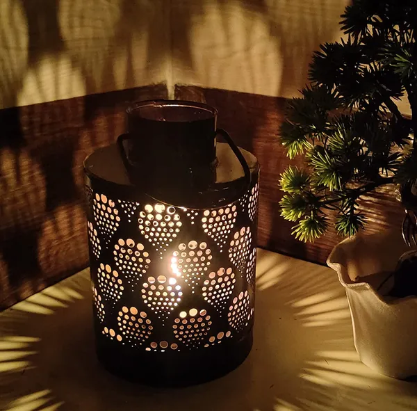 Anbw_Handicraft_Decorative_Metal_Table_Top_And_Hanging_Lantern_Tealight_Candle_Holder_For_Home_Decor_Items_Free_Tealights_10x10x15_Cm_Golden