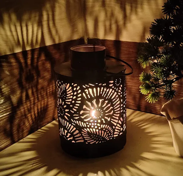 Anbw_Handicraft_Decorative_Metal_Table_Top_And_Hanging_Lantern_Tealight_Candle_Holder_For_Home_Decor_Items_Free_Tealights_10x10x15_Cm_Golden