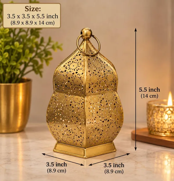 Anbw_Handicraft_Metal_Tealight_Candle_Muraccan_Lantern_For_Christmas_Diwali_Home_Decor_Table_Centerpiece_Festive_Gifting_3_5x3_5x5_5_Inch_Gold