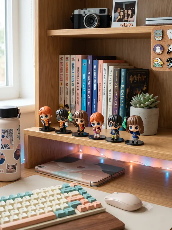 Wizard-Themed_Chibi_Character_Figurine_Set