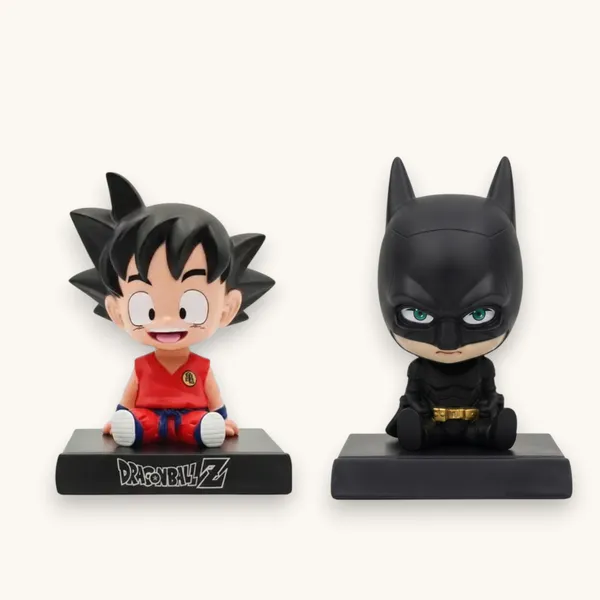 Goku_Anime_Character_Desk_Figurine_And_Black_Batman_Sitting_Collectible_Figure_|_Pack_Of_2