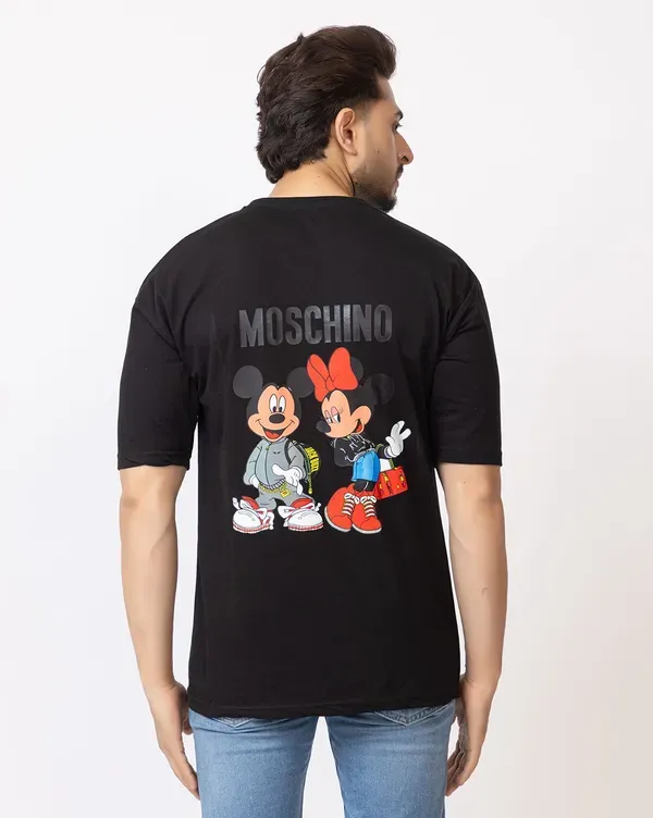 Black_Polycotton_Printed_Round_Neck_T-Shirt_For_Men