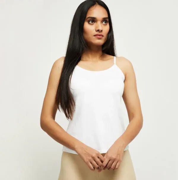 White_Cotton_Solid_Sleeveless_Camisole_For_Women