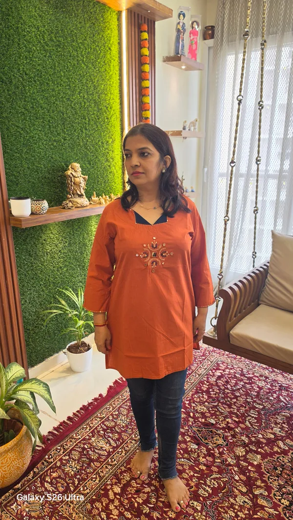 Kurti_36_Short_Kurti_orange