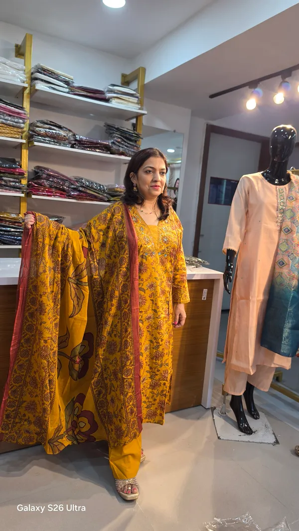 Kurti_33_Kurti_Pant_Sets_yellow