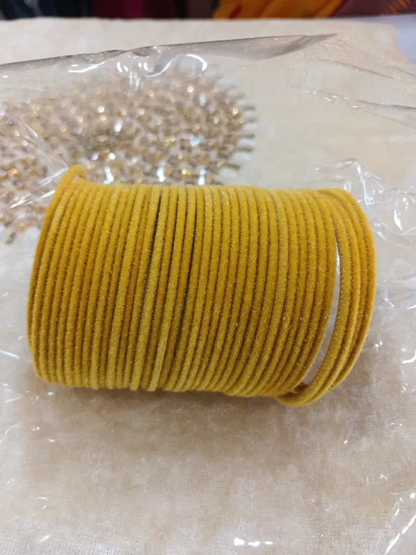 Velvet_Bangles_Jewellery_yellow