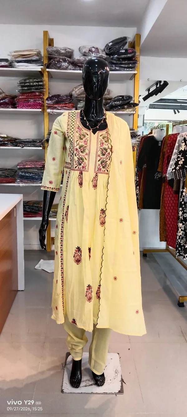 Kurti_Paint_Set_Kurti_Pant_Sets_yellow