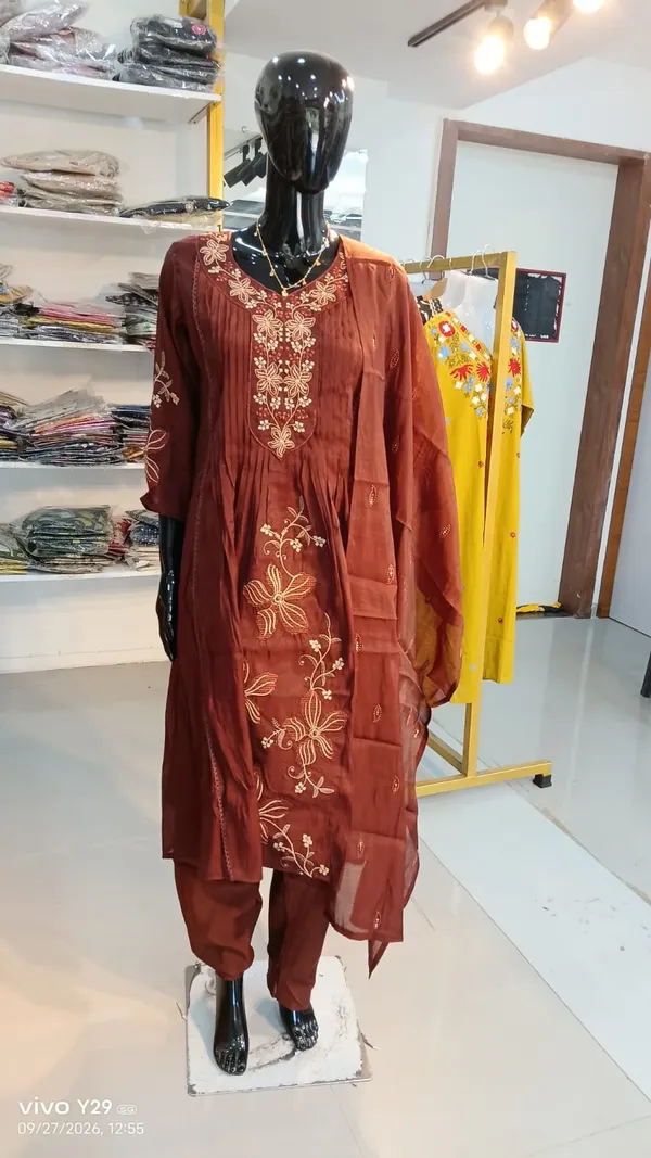 Kurti_Paint_Set_Kurti_Pant_Sets_red