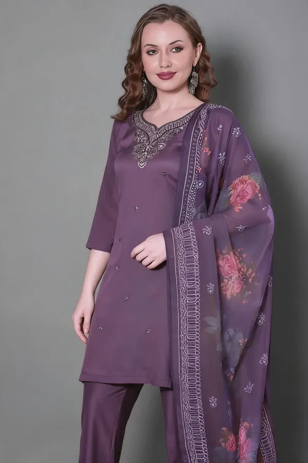 Purple_Cotton_Straight_Printed_Suit_Set_For_Women