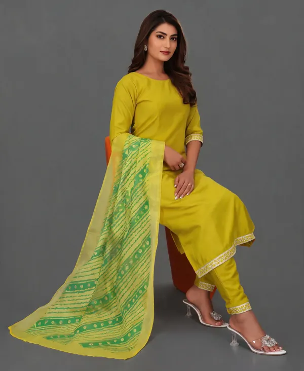 Yellow_Cotton_Straight_Embroidered_Kurta_Set_For_Women