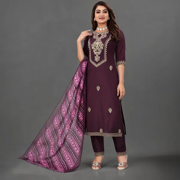 Purple_Cotton_Straight_Embroidered_Salwar_Suit_Set_For_Women