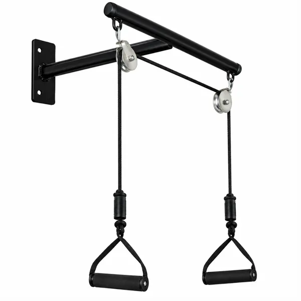 velofit_Black_Wall_Mounted_Cable_Pulley_Trainer
