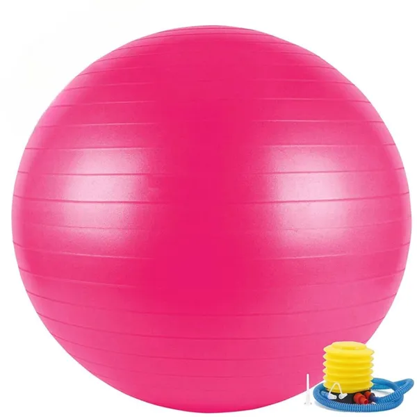 Pink_Pvc_Anti-Burst_Yoga_Exercise_Ball_With_Pump