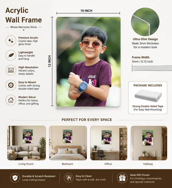 Premium_Acrylic_Wall_Photo_Frame_-_8x10_Inch