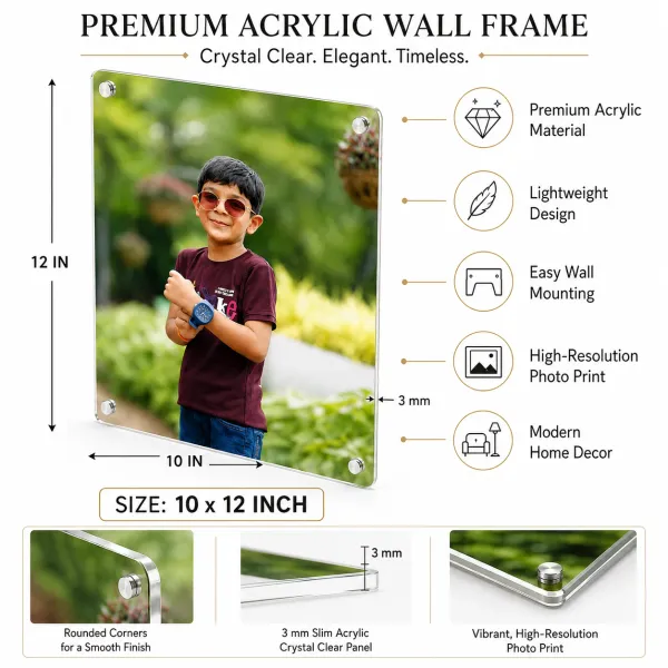 Premium_Acrylic_Wall_Photo_Frame_-_8x10_Inch