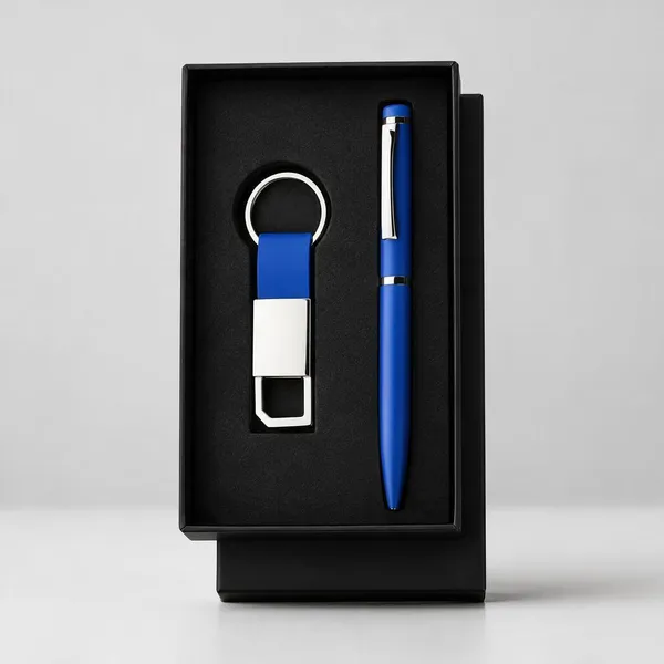 Premium_Blue_Pen_And_Keychain_Gift_Set_Elegant_Corporate_Gift_Set_with_Luxury_Presentation_Box