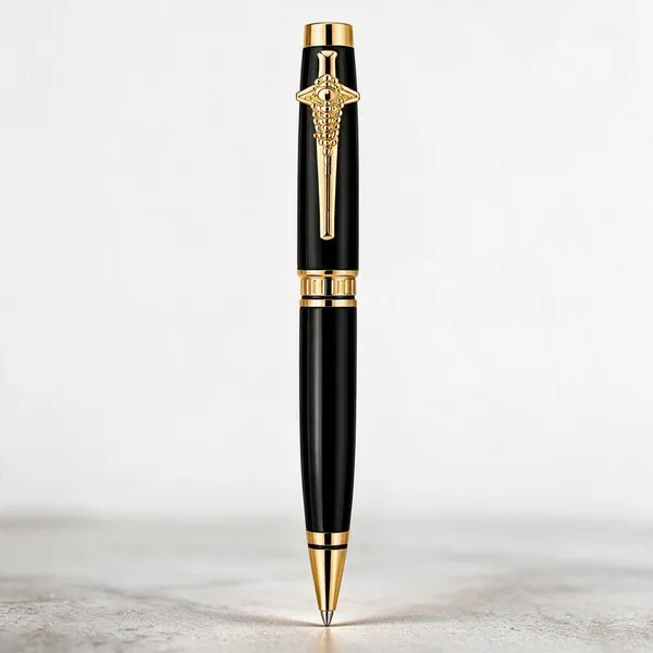 Luxury_Black_And_Gold_Executive_Doctor_Ball_Pen_P51100