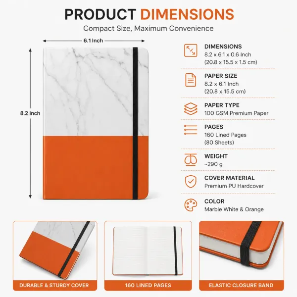 Elegant_Marble_&_Orange_Hardcover_Journal_Notebook