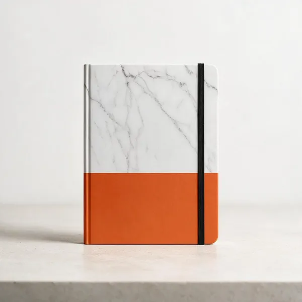 Elegant_Marble_&_Orange_Hardcover_Journal_Notebook