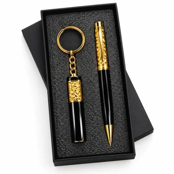 Premium_Black_&_Gold_Pen_with_Keychain_Gift_Set_-_Luxury_Corporate_Gift_Box