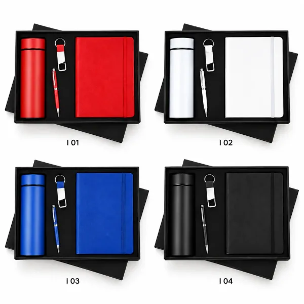 Customized_Corporate_Gift_Set_-_Personalized_Diary,_Pen,_Keychain_&_Temperature_Bottle