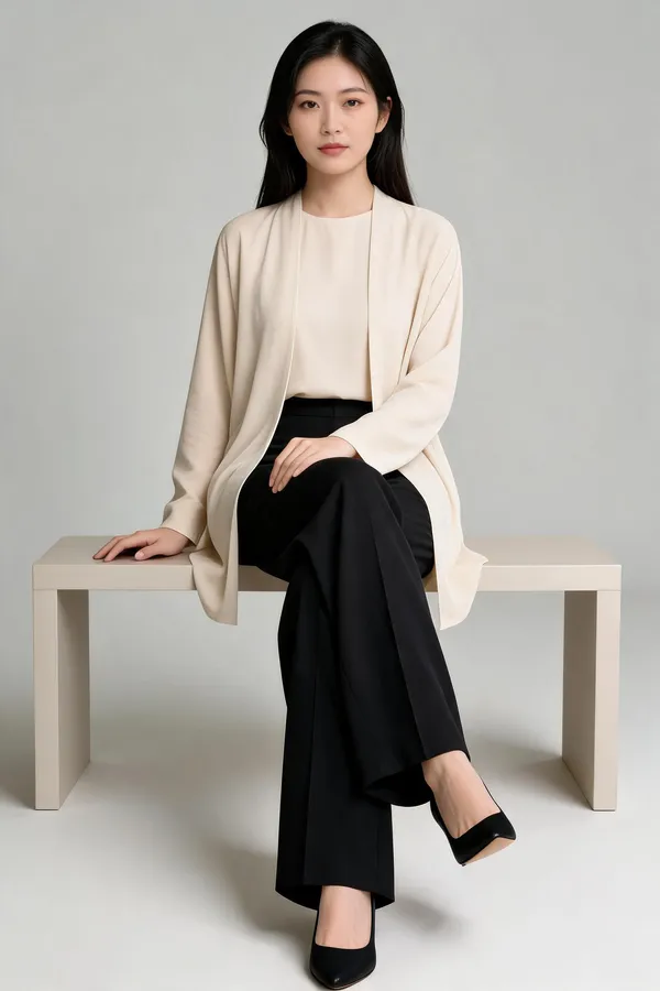 Black_Polyester_Wide_Leg_Trousers_For_Women