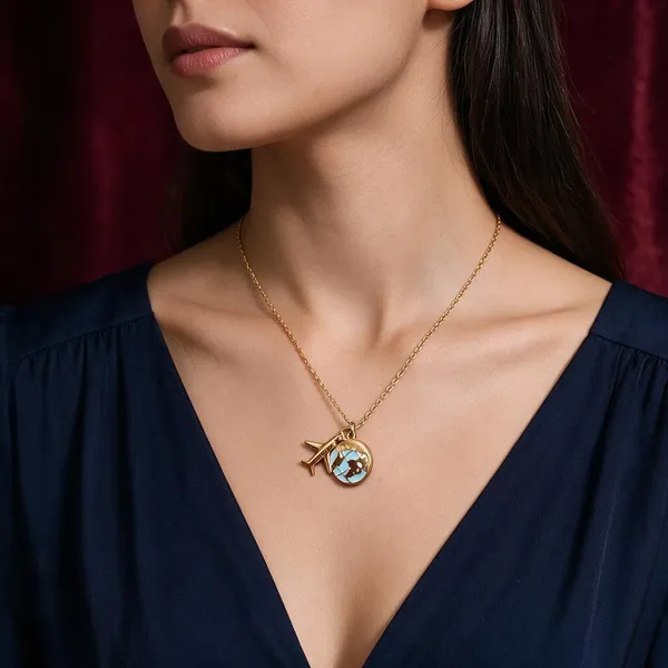 Gold_Stainless_Steel_Cross_Circle_Pendant_Necklace_For_Women
