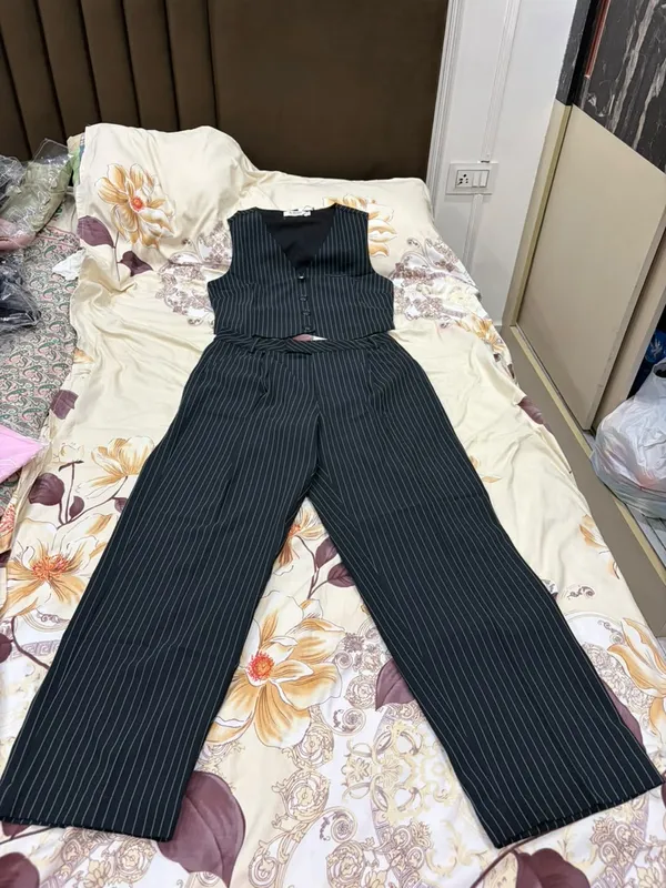 Black_Pinstripe_Tokyo_Crepe_Wide_Leg_Co-Ord_Set_For_Women