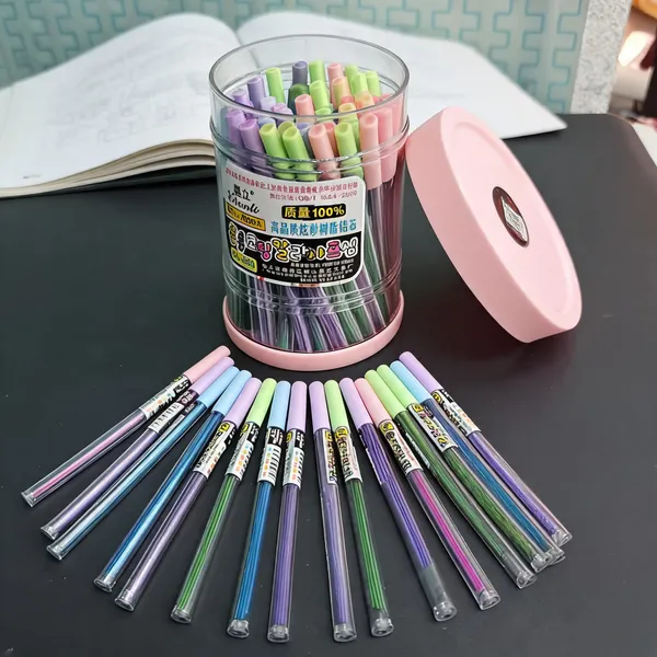 
80_Pcs_Colourful_Pencil_Lead_Refills_-0.7Mm_Assored_Colors_With_Storage_Container