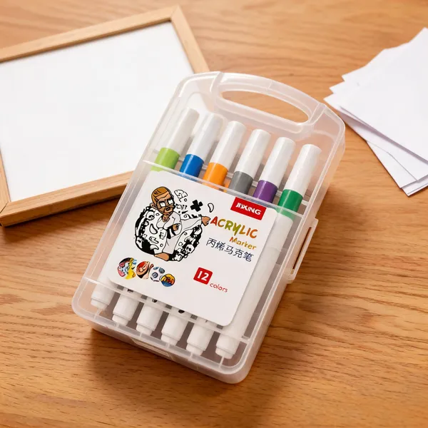 Bixing_Acrylic_Marker_Set_12_Colours