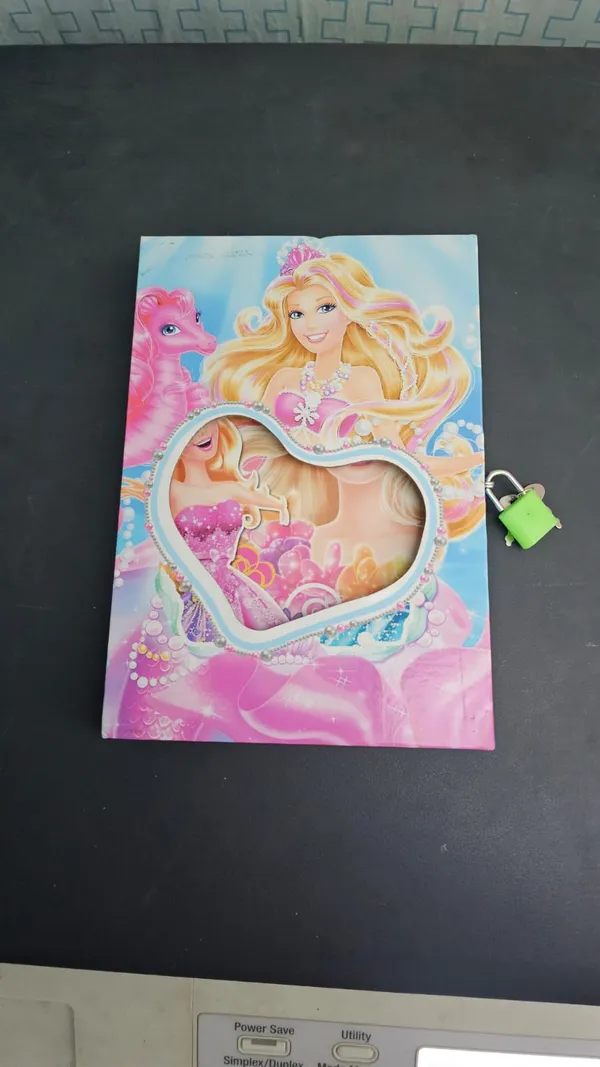 Pink_Fashion_Doll_Themed_Lockable_Lined_Diary