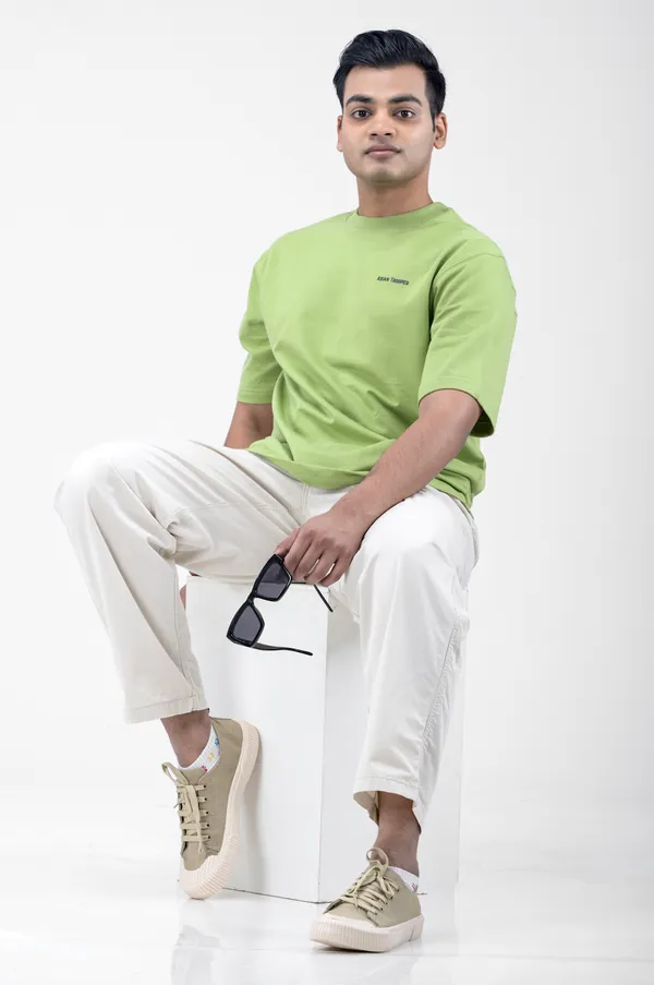 Leaf_Green_Oversized_T_Shirt