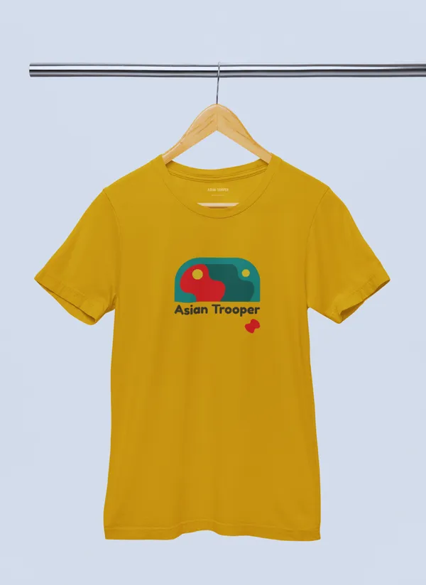 Yellow_Regular_Fit_Printed_T_Shirt