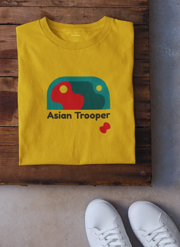 Yellow_Regular_Fit_Printed_T_Shirt