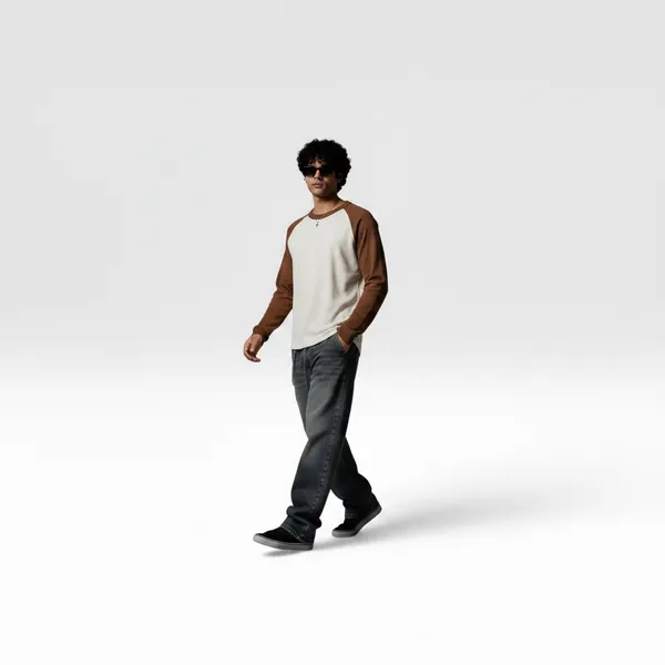 Waffle_Brown_Raglan_Full_Sleeve_T_Shirt