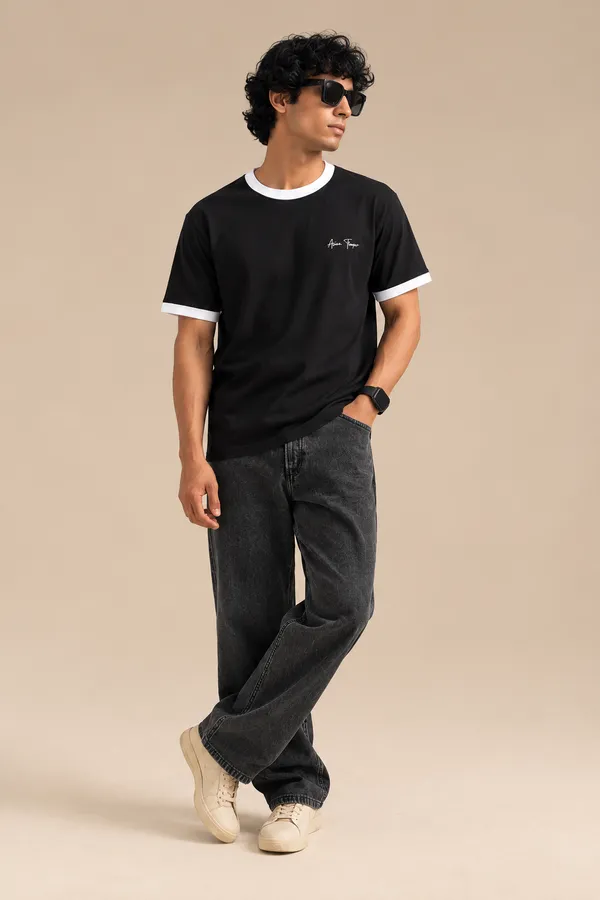 Ringer_Black_T-Shirt_For_Men