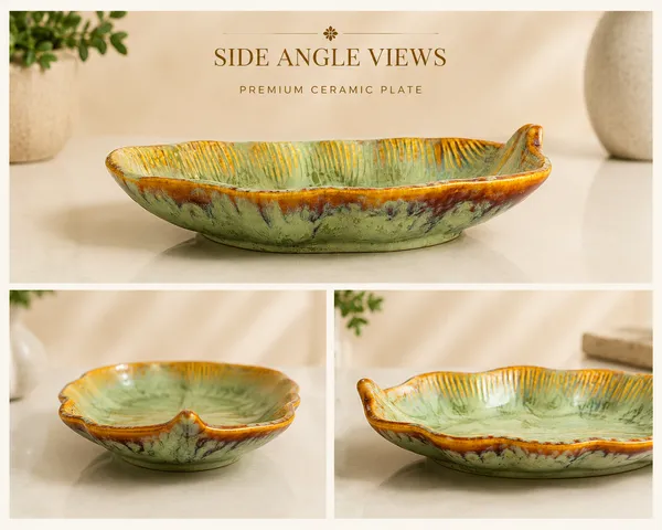 Ceramic_Leaf_Shaped_Textured_Serving_Bowl_Set