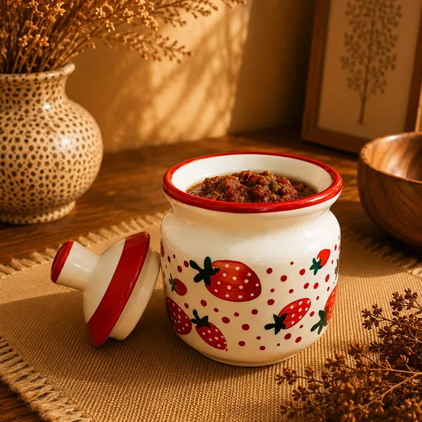 Ceramic_Traditional_Strawberry_Print_Pickle_Jar