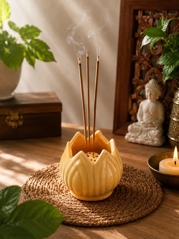 Ceramic_Lotus_Design_Incense_Holder